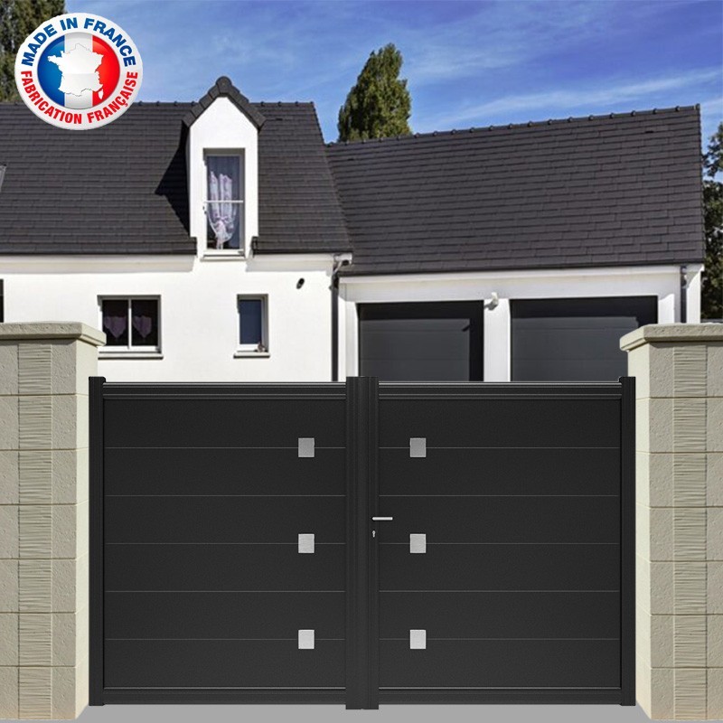 Portail alu 2 battants Saint Antoine Portail alu 2 battants Saint Antoine