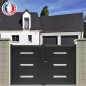 Portail alu 2 battants Saint Pierre Portail alu 2 battants Saint Pierre
