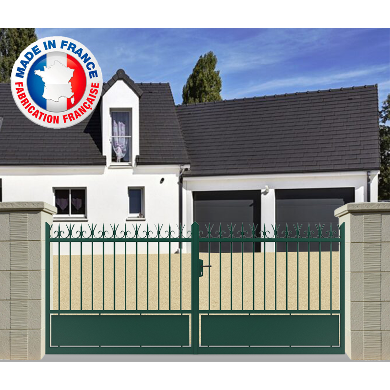 Portail alu 2 battants Montignac Portail alu 2 battants Montignac